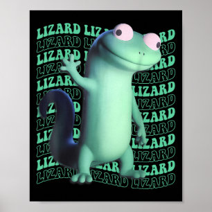 Affiche Funny Lizard mème Animal Femmes Hommes _2