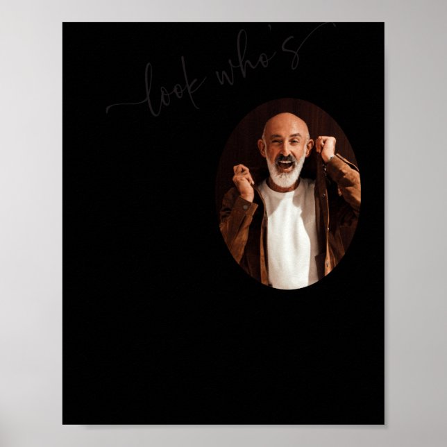 Affiche Funny Look Whos 60 Stylish 60th Birthday  (Devant)