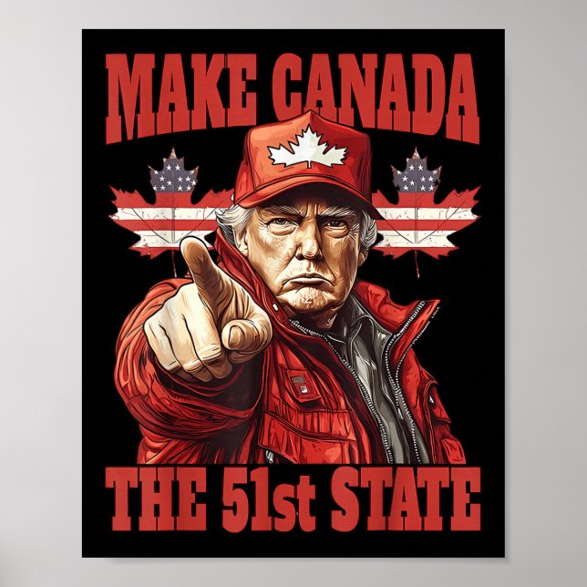 Affiche Funny Make Canada 51e État (Devant)