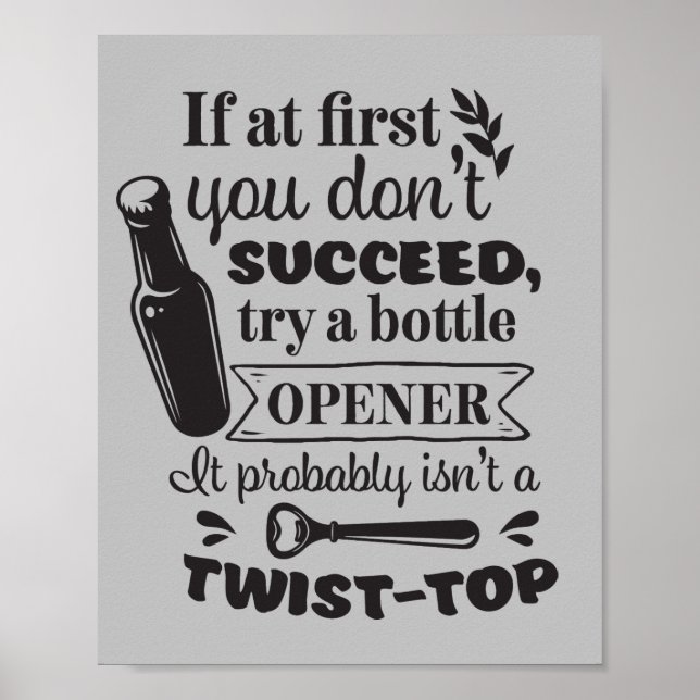 Affiche Funny Mancave mot art (Devant)