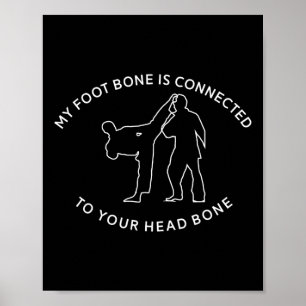 Affiche Funny Martial Arts Taekwondo Karate Tkd Kickboxing