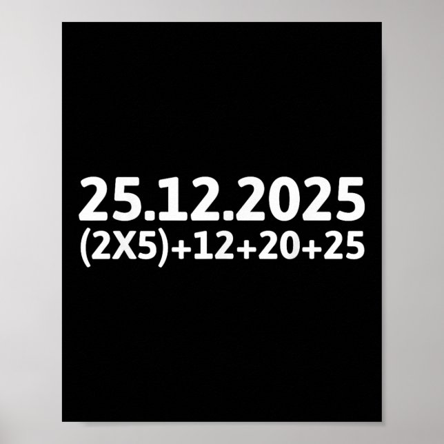 Affiche Funny Maths 67 Christmas Meme Teachers Students Sc (Devant)