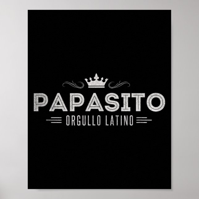 Affiche Funny Mens Papasito Father's Day Design For Man  (Devant)