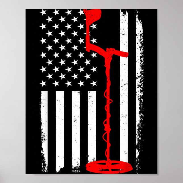 Affiche Funny Metal Detecting Design For Men Women Metal D (Devant)