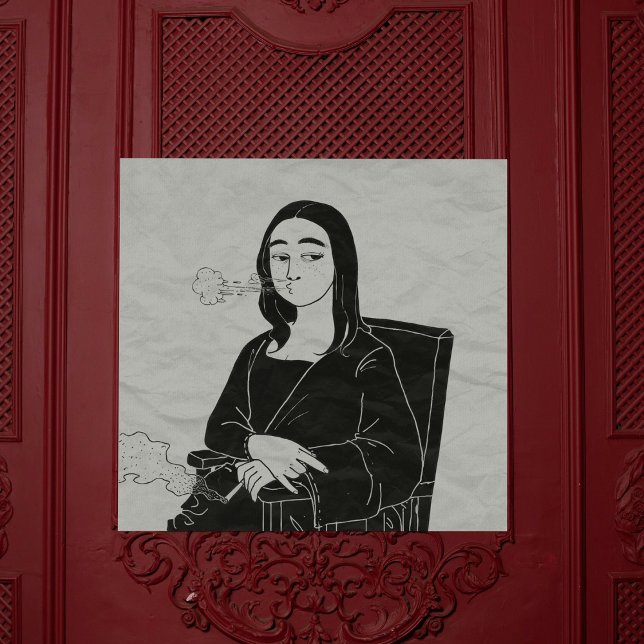 Affiche Funny Mona Lisa (Créateur téléchargé)