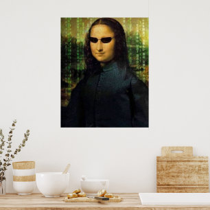Affiche Funny Mona Lisa matrice Leonardo da Vinci