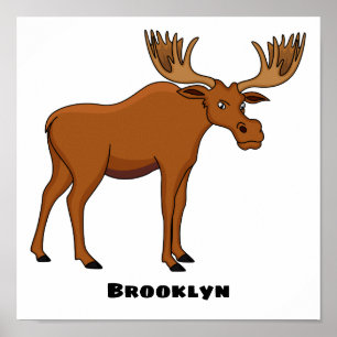 Affiche Funny moose