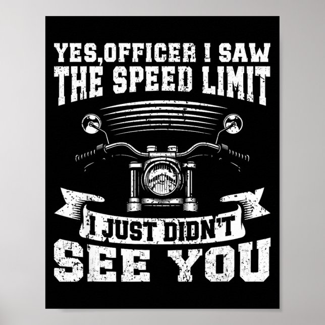 Affiche Funny Motorcycle Lover Graphic Women Men Motorbike (Devant)