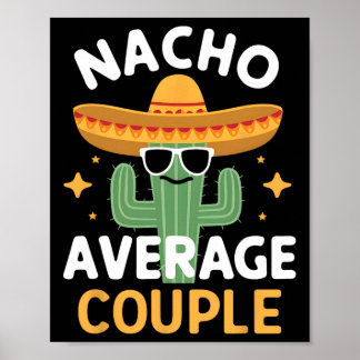 Affiche Funny Nacho Couple Moyen Cinco De Mayo Mexicain F