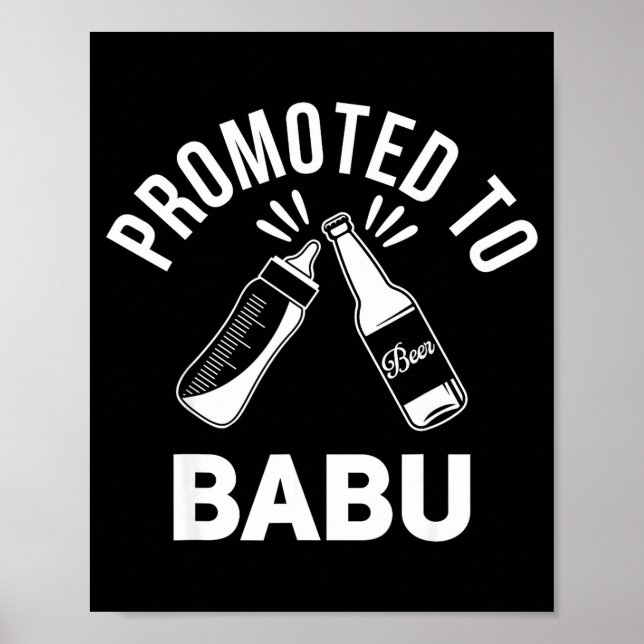 Affiche Funny New Grandpa Pregnancy Announcement Promoted  (Devant)