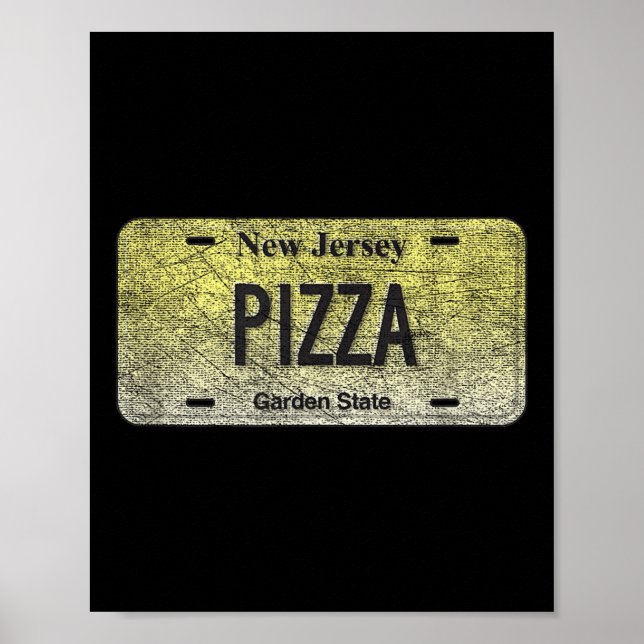 Affiche Funny Nj State Vanity License Plate Zza  (Devant)