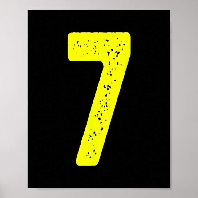 Affiche Funny Number 7 67 Meme Costume Matching Group Hall (Devant)