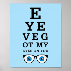 Affiche Funny Optician Eyes On You