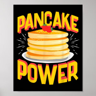 Affiche Funny Pancake Power