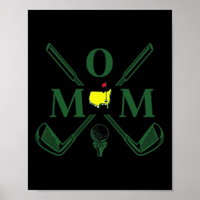 Affiche Funny Par Maman Golf Correspondant Golf Quote Part (Devant)
