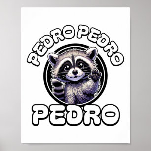 Affiche Funny Pedro Pedro Dancing Raccoon Internet populai
