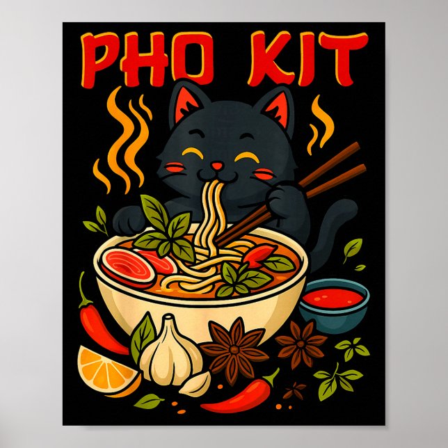 Affiche Funny Pho Kit Black Cat Halloween Costume Family M (Devant)