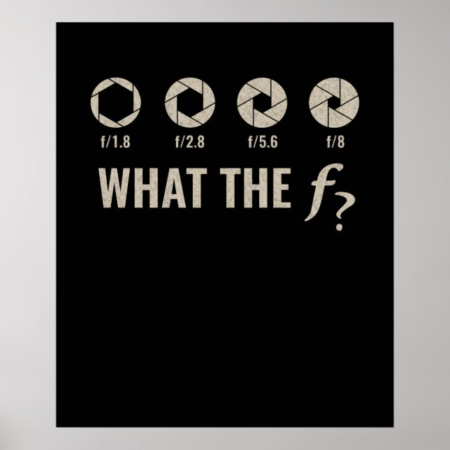 Affiche Funny Photographe (Devant)