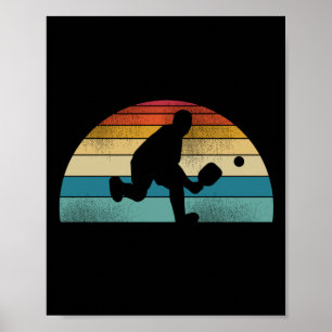 Affiche Funny Pickleball Retro Vintage