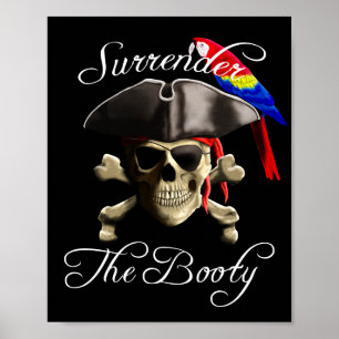 Affiche Funny Pirate abandonner le bottin