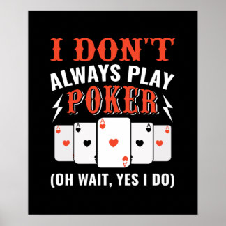 Affiche Funny poker jouer Casino salle de jeu art du monde