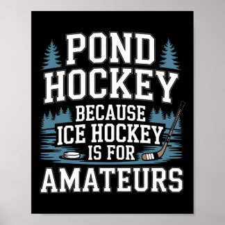 Affiche Funny Pond Hockey