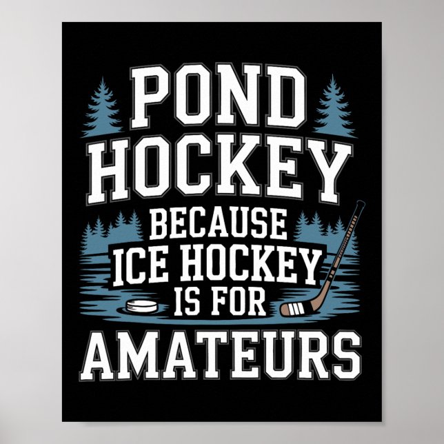 Affiche Funny Pond Hockey  (Devant)