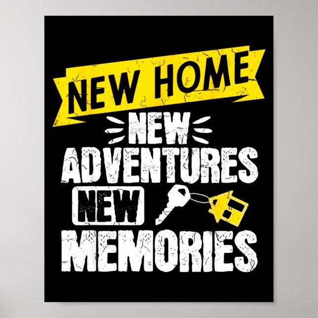 Affiche Funny Proud Homeowner New Homenew Adventures New M (Devant)