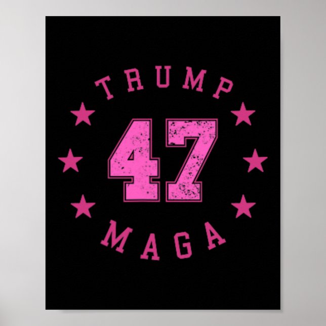 Affiche Funny Qr 45 47 Trump Inauguration 2025 Code de dan (Devant)