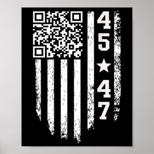 Affiche Funny Qr President Trump 4547 Trump Dancing Code