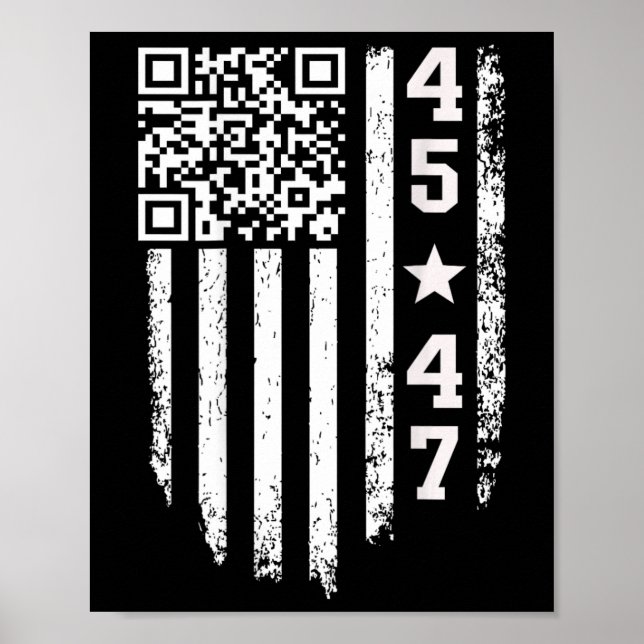 Affiche Funny Qr President Trump 4547 Trump Dancing Code (Devant)