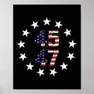 Affiche Funny Qr President Trump Dance Code