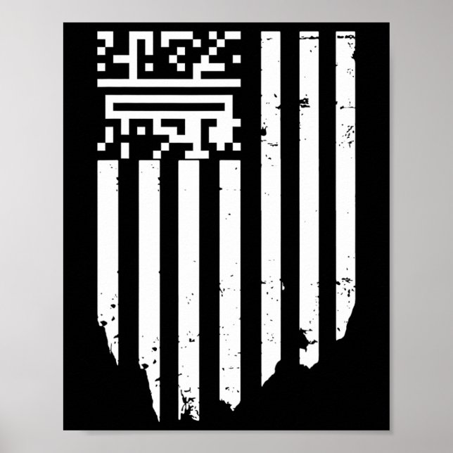Affiche Funny Qr President Trump Dance Code (Devant)