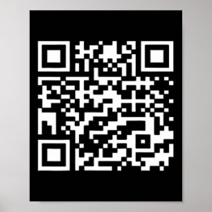Affiche Funny Qr Président Trump Dance Code 2