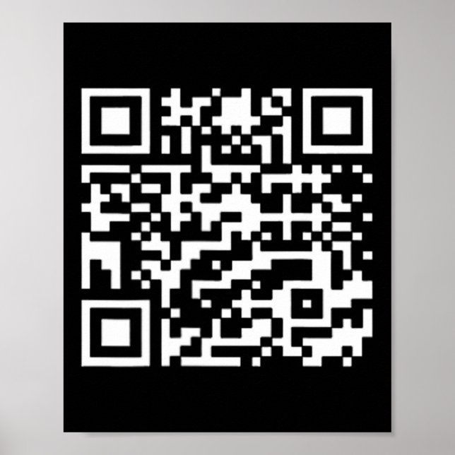 Affiche Funny Qr Président Trump Dance Code 2 (Devant)