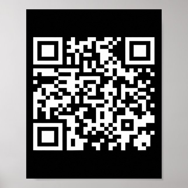 Affiche Funny Qr Président Trump Dance Code 2025 (Devant)