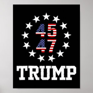 Affiche Funny Qr Président Trump Dance Code Inauguration D