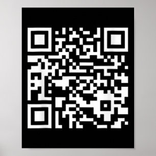 Affiche Funny Qr President Trump Dance Code (sur Byck)
