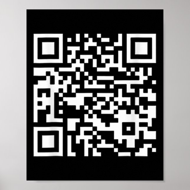 Affiche Funny Qr President Trump Dance Code (sur Byck) (Devant)