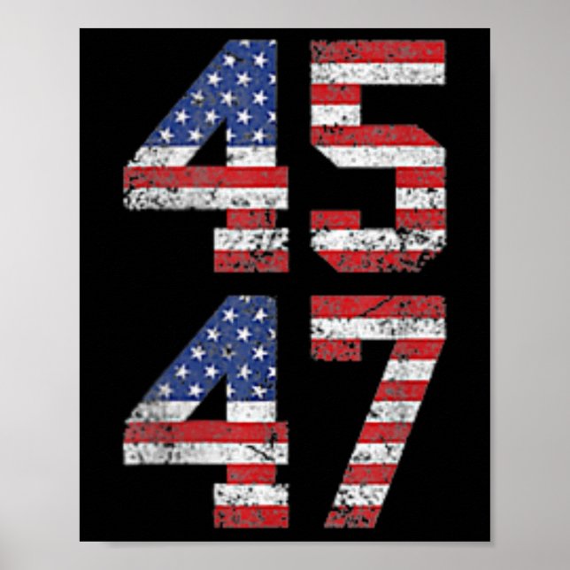 Affiche Funny Qr President Trump Dance Code (sur le dos) 1 (Devant)