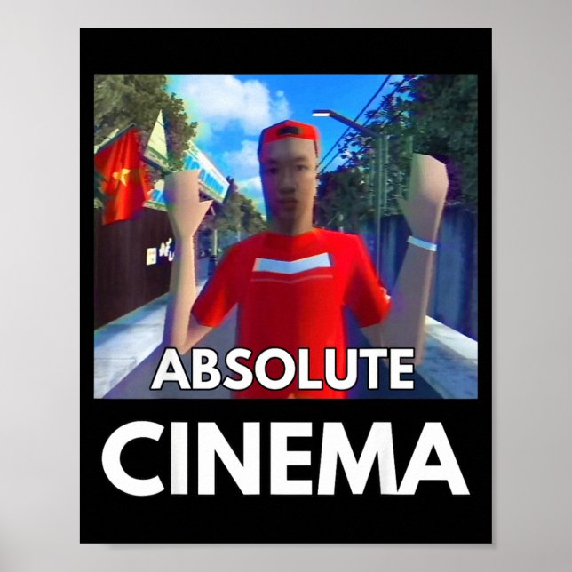 Affiche Funny Quote Absolute Cinema Meme Brother Hai's Pho (Devant)