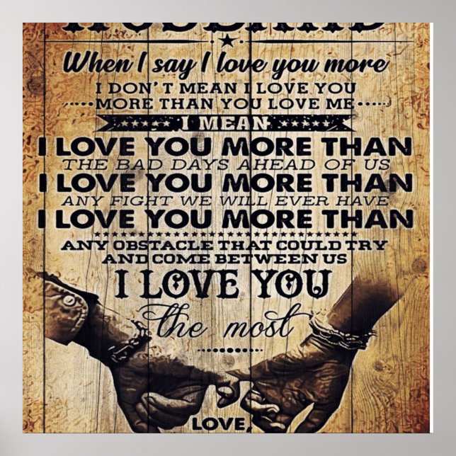 Affiche Funny Quotes to Husband | Venin For Your Man (Devant)