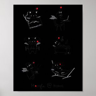 Affiche Funny Retro Gaming Kawaii jeu vidéo Moogle Kupo G