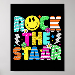 Affiche Funny Rock The Stadium Test Day Enseignant Enfants