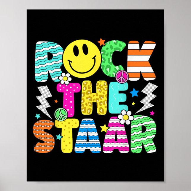 Affiche Funny Rock The Stadium Test Day Enseignant Enfants (Devant)