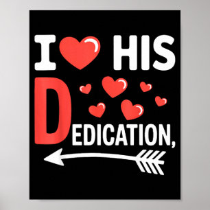 Affiche Funny Saint-Valentin Couple Correspondant J'aime S