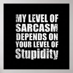 Affiche funny sarcastic sayings
