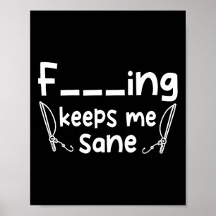 Affiche Funny Sarcastique pêche me garde le sable