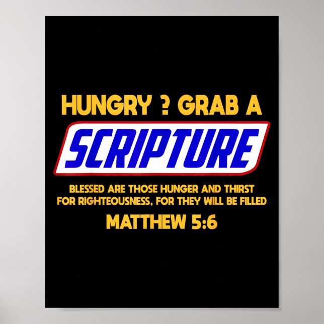 Affiche Funny Scripture , Bible Verse, Famous Scriptures,  (Devant)