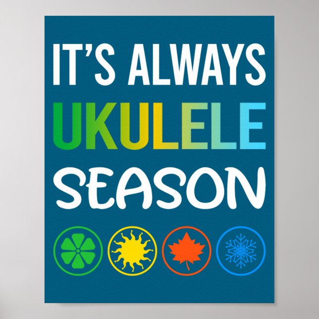 Affiche Funny Season Ukulele  (Devant)